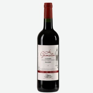Вино Ле Гамотин Кло де Гамо Мальбек AOP CAHORS Красное Сухое 0.75л