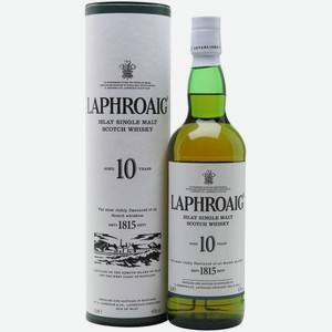 Виски ЛАФРОЙГ 10 лет Scotch Single Malt ISLAY 0.7л