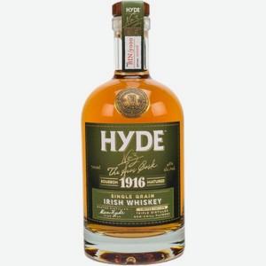 Виски ХАЙД №3 Бурбон Каск Мэтьюэд Irish Single Grain Whiskey 0.7л