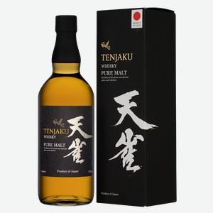 Виски Tenjaku Pure Malt в подарочной упаковке 0.7 л.