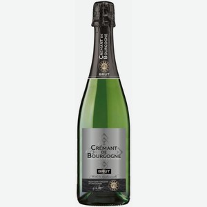 Креман де Бургонь Эксперт Клаб AOР BOURGOGN Вино Игристое Белое Брют 0.75л
