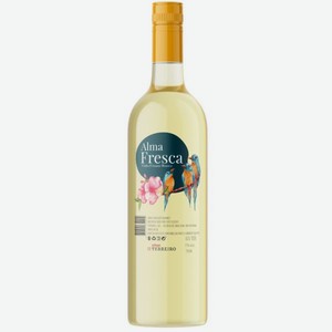 Альма Фреска Вино Игристое Жемчужное Белое Сухое 0.75л