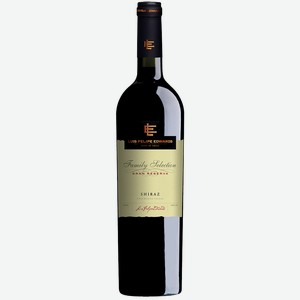 Вино Shiraz Family Selection Grand Reserva Colchagua Valley DO Luis Felipe Edwards 14% 0.75 л.