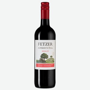 Вино Anthony s Hill Merlot, Fetzer, 0.75 л.