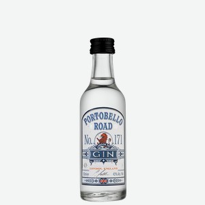 Джин Portobello Road London Dry Gin, 0.05 л., 0.05 л.