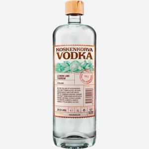 Водка Koskenkorva Lemon Lime Yarrow 37.5% 1 л.