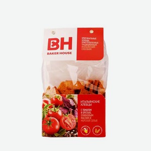 Продукты питания Итальянские хлебцы с томатом, орегано, маслом и морской солью 0.25кг