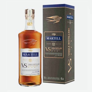 Коньяк Мартель VS single distillery трехлетний 40% 0,5л п/у