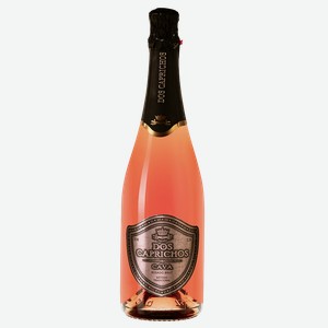 Игристое вино Cava Dos Caprichos Rosado Brut, Bodegas Jaume Serra, 0.75 л.