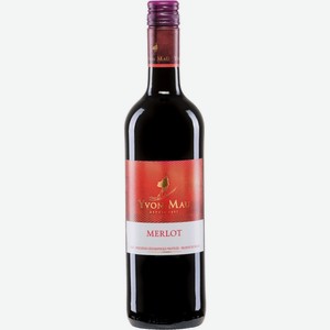 Вино Ивон Мо, Мерло, 750 мл, Красное, Сухое