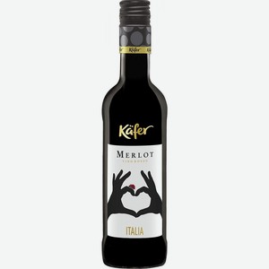 Вино  Кафер  Мерло, 250 мл, Красное, Сухое