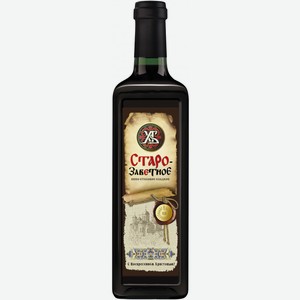 Вино Салют Плюс,  Старозаветное , 750 мл, Красное, Сладкое
