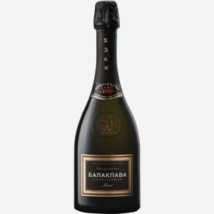 Вино  Балаклава  Шардоне Брют, 750 мл, Игристое-белое, Сухое