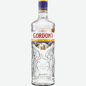 Джин Gordon`s London Dry Gin 37.5% 0.7 л.