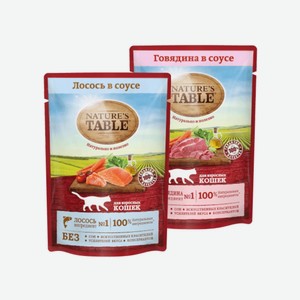 Корм Nature s Table д/кошек в ассортименте 85г
