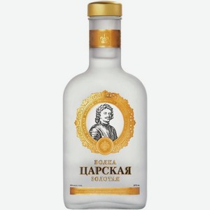 Водка Царская Золотая 0.375л