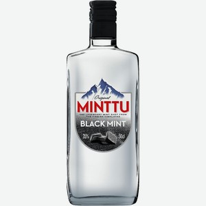 Ликёр Minttu Black Mint 35% 0.5 л.