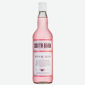 Джин South Bank Pink Gin, Burlington Drinks Company, 0.7 л.