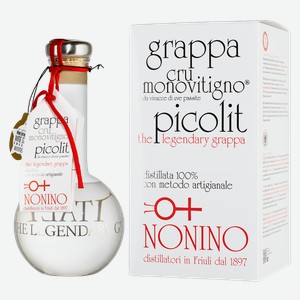 Граппа Cru Monovitigno Picolit в подарочной упаковке, Nonino, 0.5 л