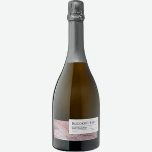 Вино  Высокий Берег  Розовое Экстра Брют, 750 мл, Игристое-розовое, Сухое