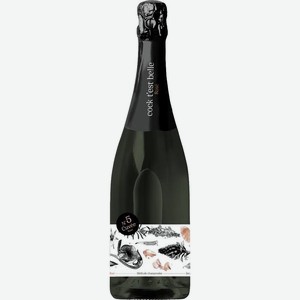 Вино  Кок т э бэль  Кюве №5 Розе Экстра Брют, 2019, 750 мл, Игристое-розовое, Сухое