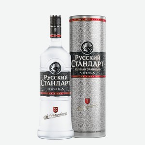 Водка Русский Стандарт Оригинал в подарочной упаковке, 1 л., 1 л.