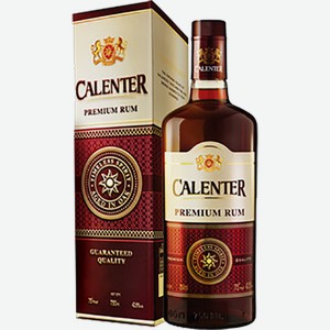 Ром Calenter Premium (gift box) 42.8% 0.75 л.