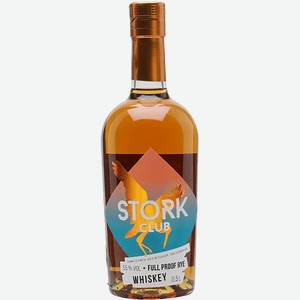 Виски Stork Club Full Proof Rye Whiskey 55% 0.5 л.