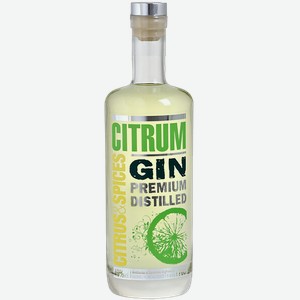 Джин Citrum Premium Gin 40% 0.7 л.