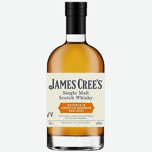 Виски James Cree s Single Malt Scotch Whisky 40% 0.7 л.