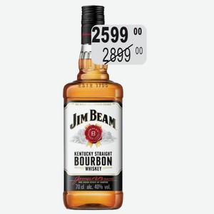 Виски Джим Бим Белый 40% 0,7л
