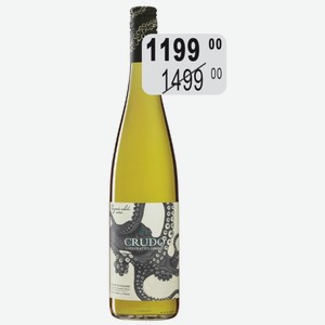 Вино Крудо Катрратто Дзибиббо бел.п/сух 12,5% 0,75л Терре Сичилиане