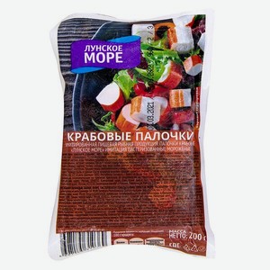 Крабовые палочки Лунское Море 200г