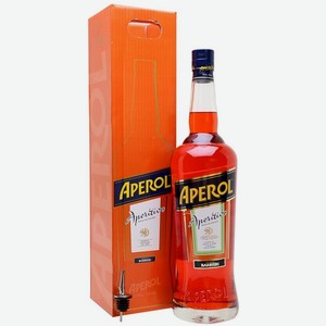 Аперитив  Апероль  с дозатором, в подарочной коробке, 3000 мл