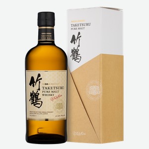 Виски Taketsuru Pure Malt в подарочной упаковке, 0.7 л.