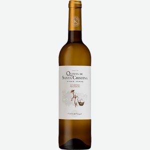 Вино Quinta de Santa Cristina Alvarinho Trajadura Vinho Verde DOC Garantia das Quintas 13% 0.75 л.
