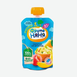 ФрутоНяня Пюре салатик из фруктов
