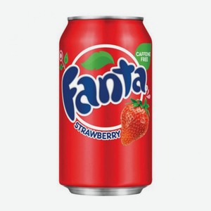 Газированная вода Фанта Клубника 355 мл ж/б США