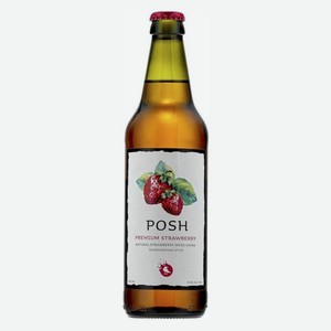 ПОШ медовуха Клубника 5,5% 0,45л с/б