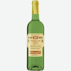 Вино Cerro de Vega Blanco Seco Navarro Lopez 11% 0.75 л.