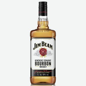 Бурбон Jim Beam 1 л, 4 года, 40%, США