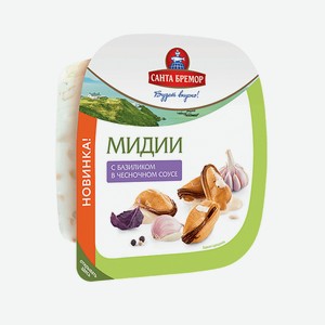 Салат из мяса мидии чилийской в соусе 150 г Русское море