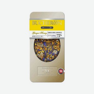 Шоколад BUCHERON Grand Cru горький имбирь/мед гран 100г ж/б