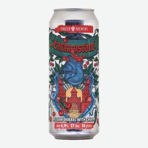 ПАНЦЕР дуббель Cherry Stone Вишня 6,9% 0,5л ж/б