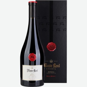 Вино  Монте Реал  Ресерва 125 Аниверсарио Эдисьон Лимитада, 2010, в подарочной коробке, 2010, 750 мл, Красное, Сухое