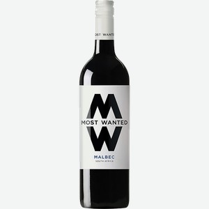 Вино Most Wanted Malbec Off-Piste Wines 13.5% 0.75 л.
