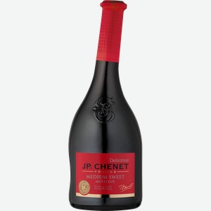 Вино J. P. Chenet Delicious Medium Sweet Rouge Cotes de Thau IGP 12.5% 0.75 л.