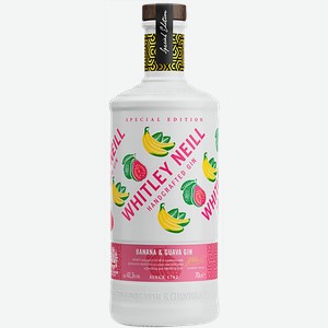 Джин Whitley Neill Banana & Guava Handcrafted Dry Gin 41.3% 0.7 л.
