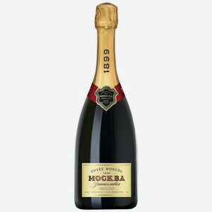 Вино игристое Москва Златоглавая белое сладкое 0,75 л