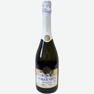Напиток Dolce Vita Classico  плодовый алкогольный с фруктовым ароматом газированный полусладкий, 0. 75л